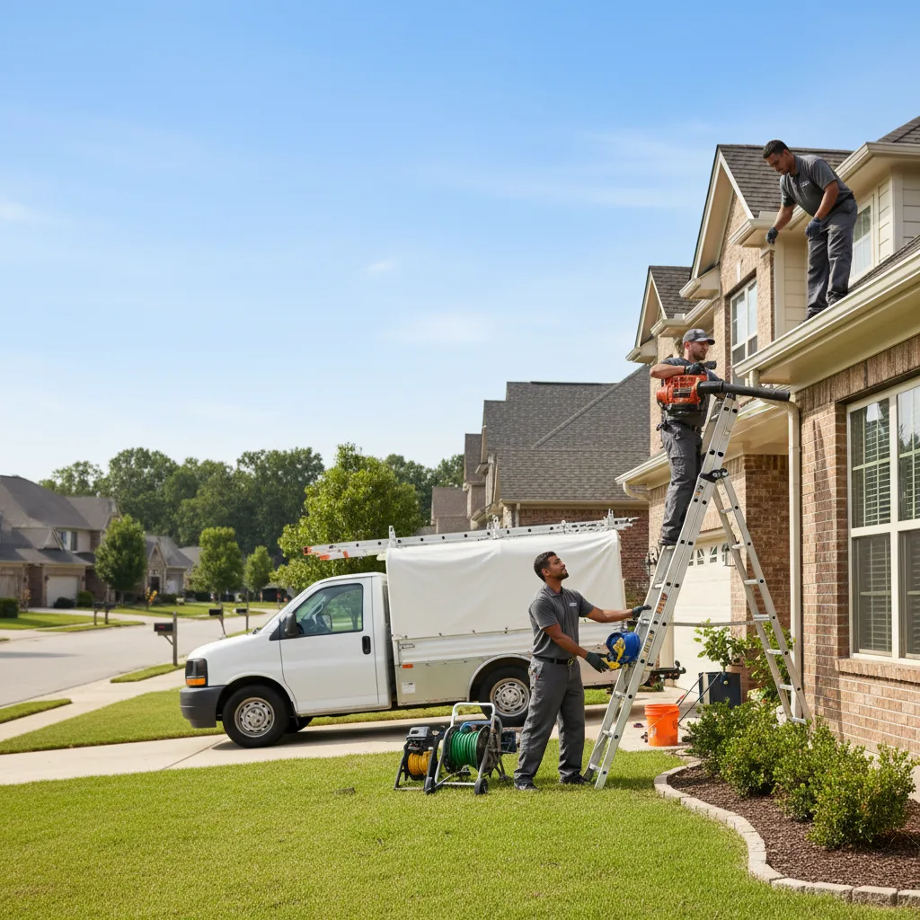 Home Gutter Service in Doucette, TX near me